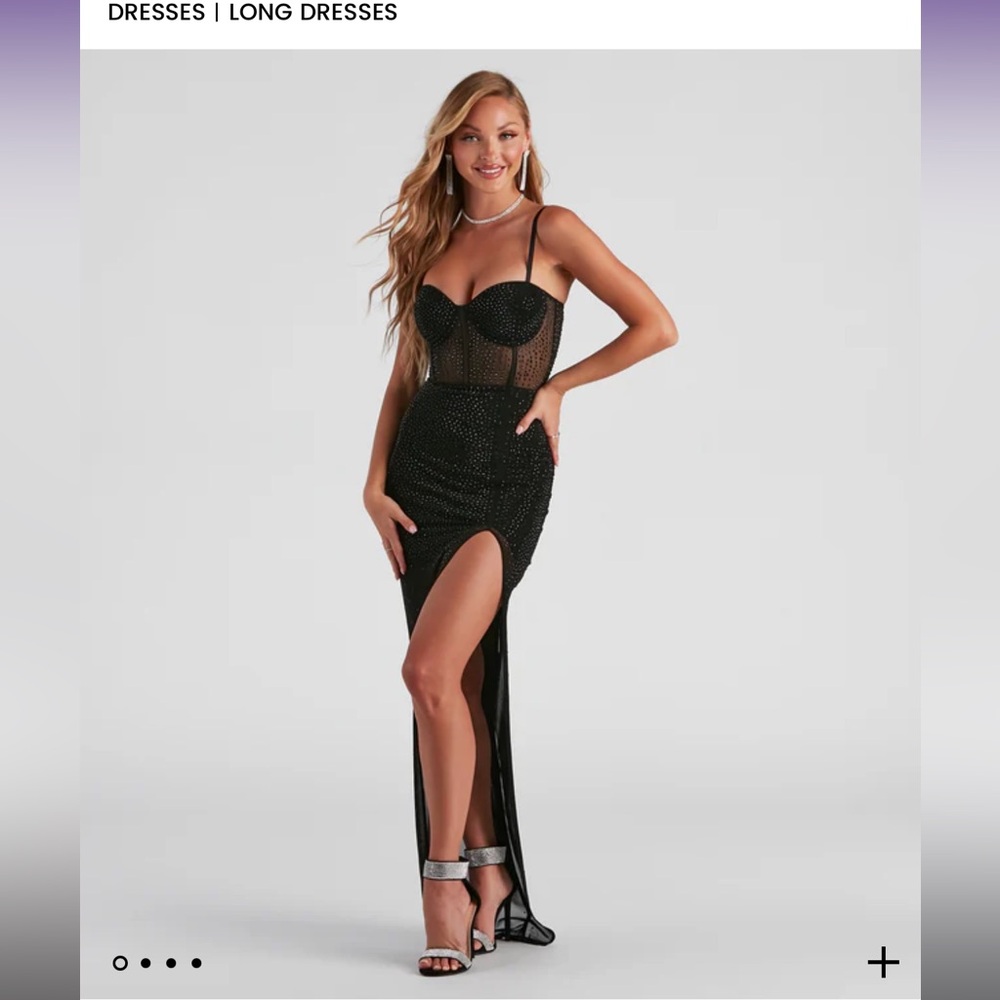 Black Formal Corset Dress